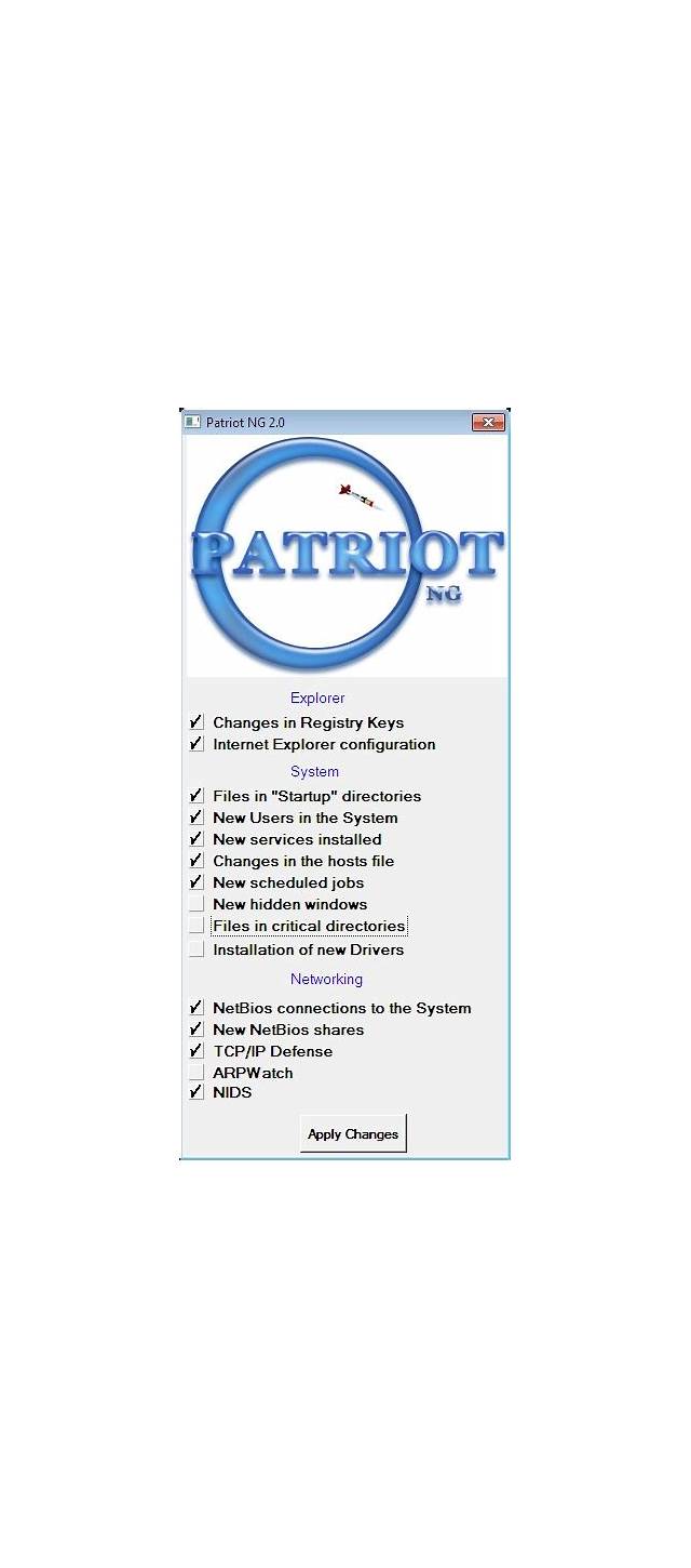 Patriot NG (Windows) software [security-projects-com]